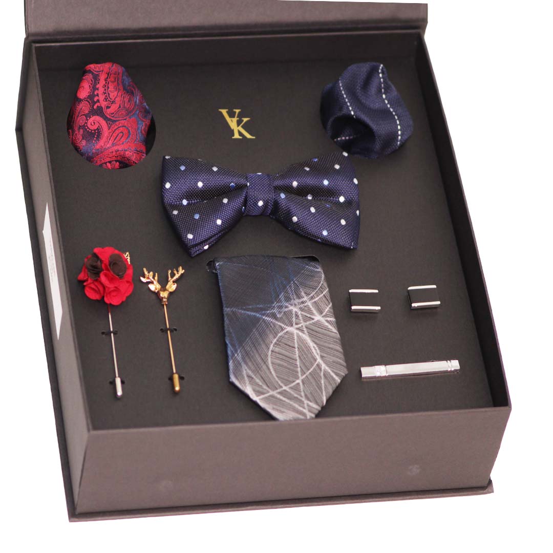 Luxe Gift Tie Set For Men D14 image 0