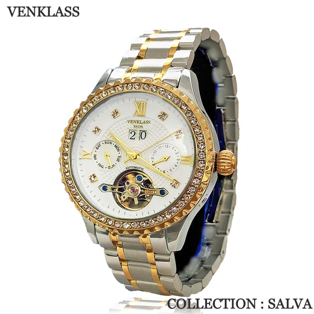 Automatic Watch Set Venklass Gold/Silver image 1